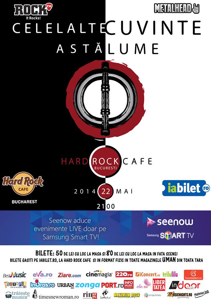 Celelalte Cuvinte lanseaza doua noi piese la Hard Rock Cafe